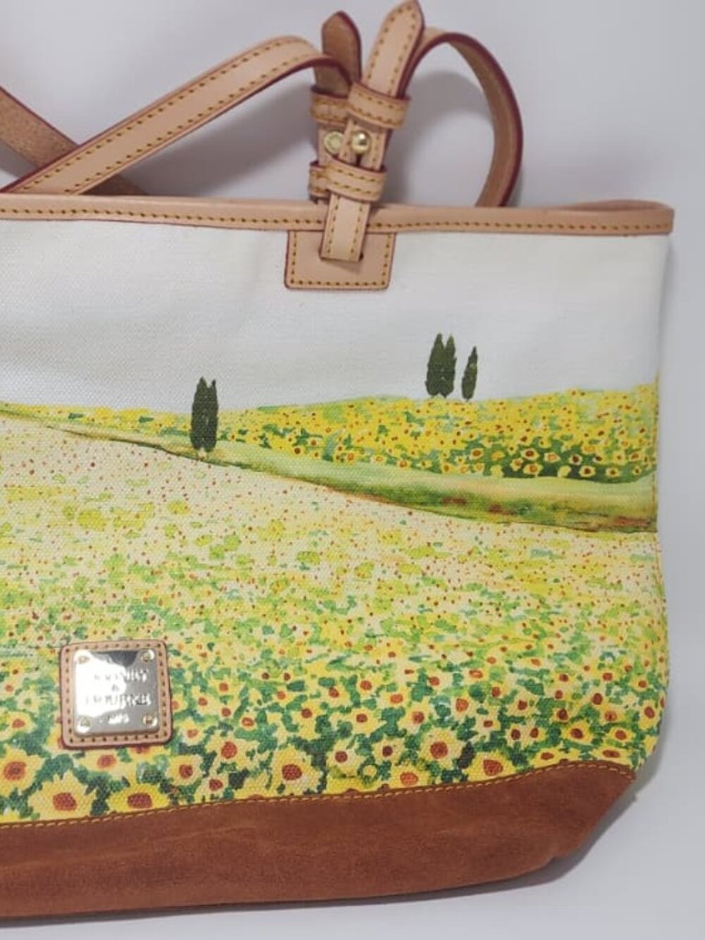 NEW Dooney & Burke Sunflower Tote - Picture 2 of 5